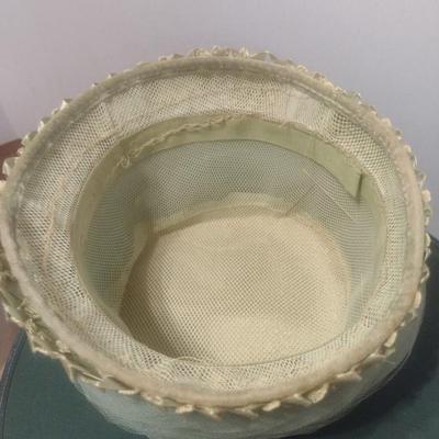 Pair of Vintage Hat Boxes with One Hat as Shown