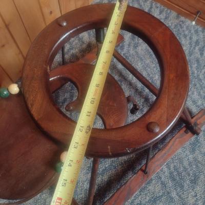 Antique Hand-Crafted Solid Wood Baby Walker