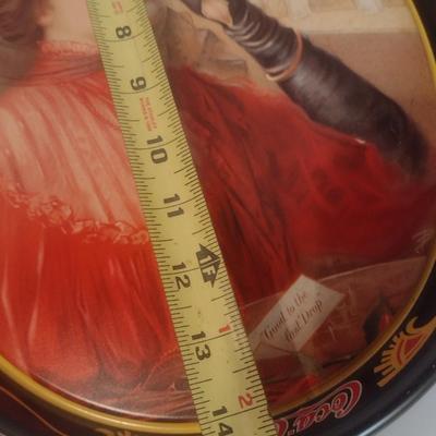 Set of Three Vintage Reproduction Metal Coca-Cola Trays circa 1973 Choice B