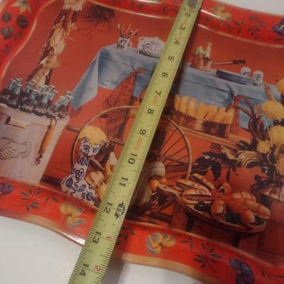 Set of Four Vintage Metal Beverage Trays Three Reproduction Coca-Cola Choice D