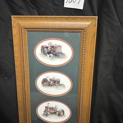 Vintage Tractor Art Piece