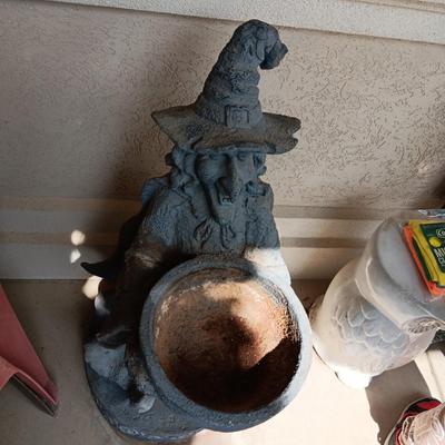 THIS WITCH IS WAITING TO HAND OUT YOUR HALLOWEEN CANDY FOR YOU
