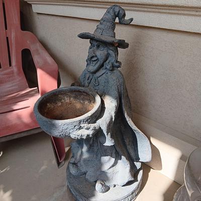 THIS WITCH IS WAITING TO HAND OUT YOUR HALLOWEEN CANDY FOR YOU