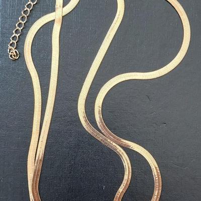 Double herringbone fashion Necklace