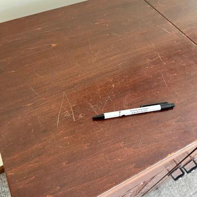 Asian Double Sided Rolling Dry Bar With Carved Design (LR-RG)