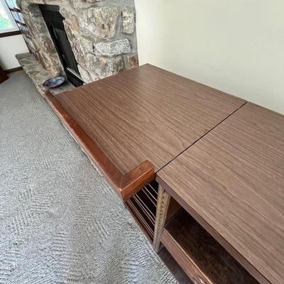 Asian Double Sided Rolling Dry Bar With Carved Design (LR-RG)