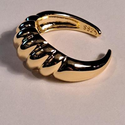 18kt Gold Overlay sterling silver