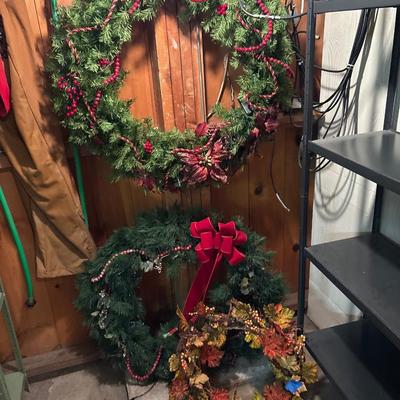Three wreaths