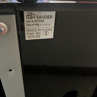 Sauder Glass & Metal TV Stand (D-MG)