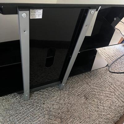 Sauder Glass & Metal TV Stand (D-MG)