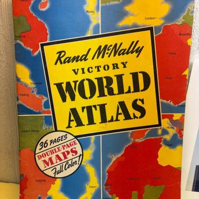 9/11 photo & World Atlas