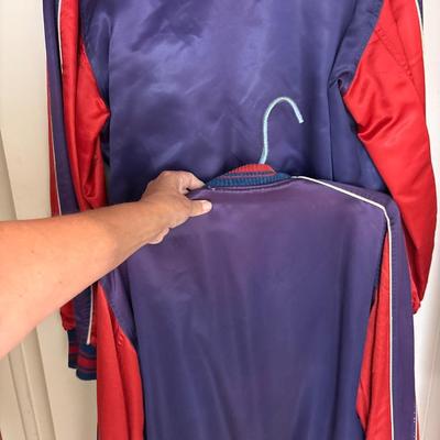 Two vintage satin jackets .