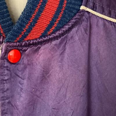 Two vintage satin jackets .