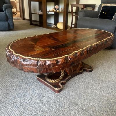 Solid Wood Coffee Table (D-MG)