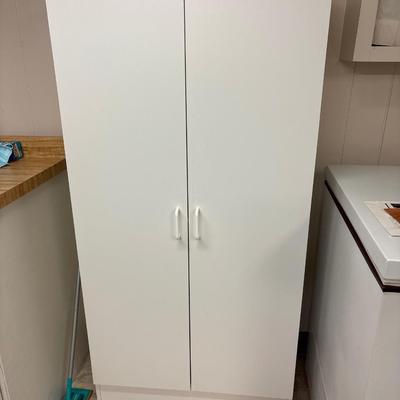 White cabinet
