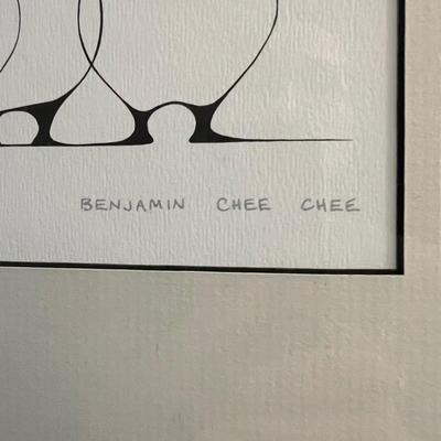 “Friends” By Benjamin Chee Chee - Pencil Signed Print (LR-RG)