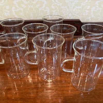 Glass coffee cups