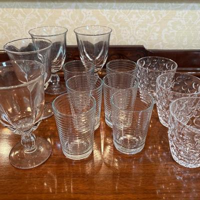 Variety of glasses
