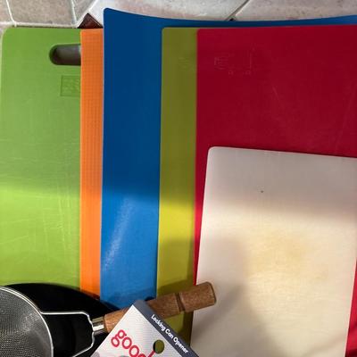 Kitchen pans, cutting boards & more