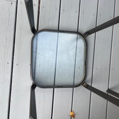 Four Metal Stacking Tables with Glass Tops (BD-MG)