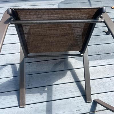 Glass Top Patio Table & Two Chairs (BD-MG)