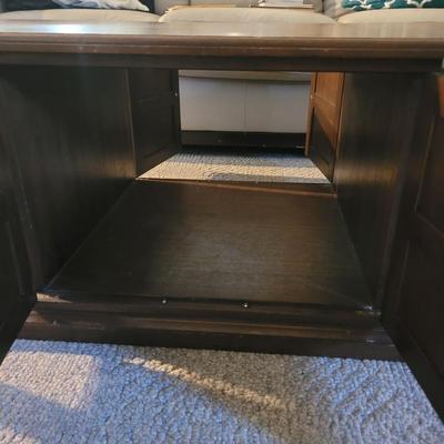 Wooden Coffee Table With Storage (LR-RG)