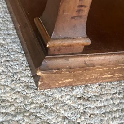 Wooden Coffee Table With Storage (LR-RG)