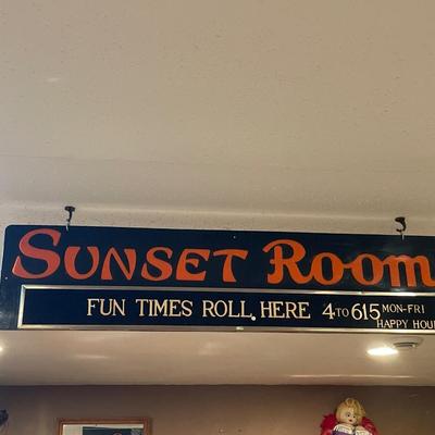 Sunset Room Sign