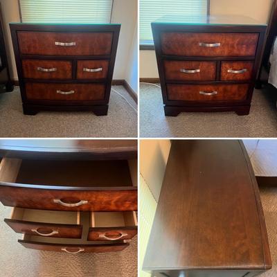 Pair of Four Drawer Nightstands (PB-MG)