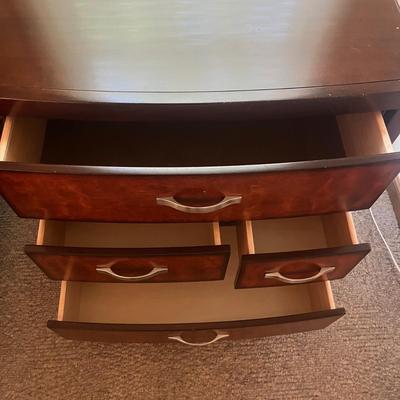 Pair of Four Drawer Nightstands (PB-MG)