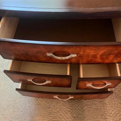 Pair of Four Drawer Nightstands (PB-MG)