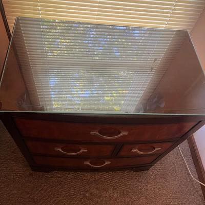 Pair of Four Drawer Nightstands (PB-MG)