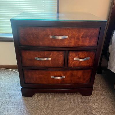 Pair of Four Drawer Nightstands (PB-MG)