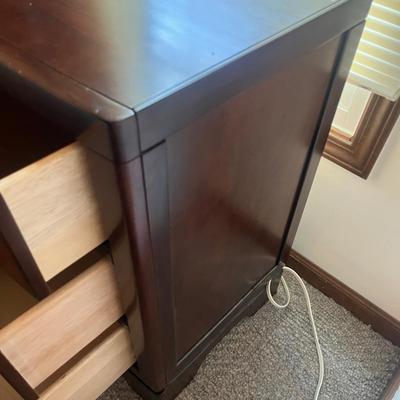 Pair of Four Drawer Nightstands (PB-MG)