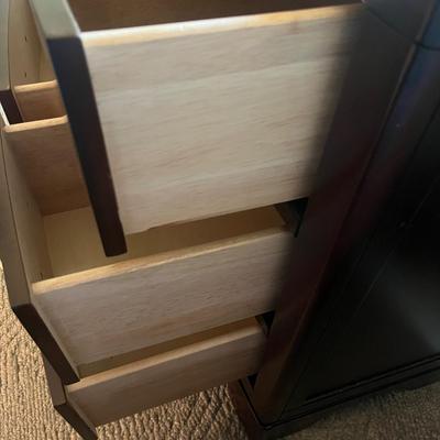 Pair of Four Drawer Nightstands (PB-MG)