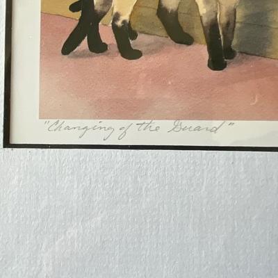 “Changing of the Guard” Pencil Signed Print by Drew Strouble (LR-RG)