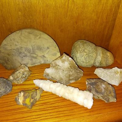 MANY DIFFERENT ROCKS OF ALL SHAPES AND SIZES