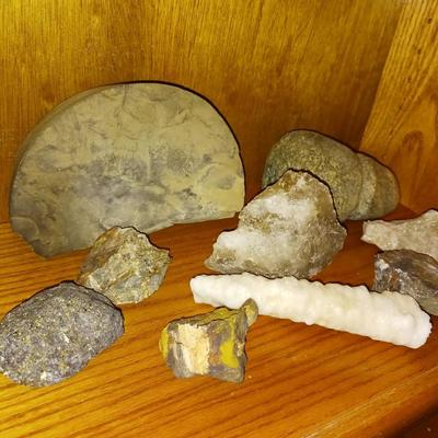 MANY DIFFERENT ROCKS OF ALL SHAPES AND SIZES