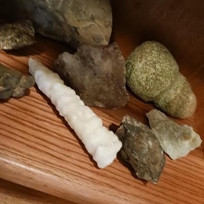MANY DIFFERENT ROCKS OF ALL SHAPES AND SIZES