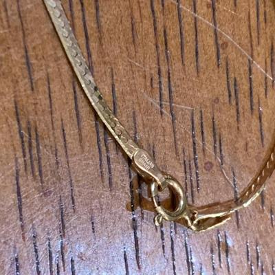 14k Gold 20” Necklace & Heart Pendant 4.1 grams