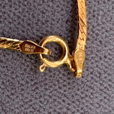 14k Gold 20” Necklace & Heart Pendant 4.1 grams
