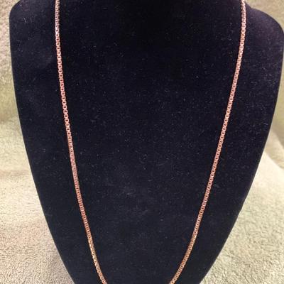 14k Gold 20” Necklace - 6.2 grams