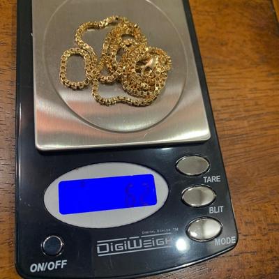 14k Gold 20” Necklace - 6.2 grams