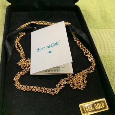 14k Necklace 32” Eterna Gold - 5.8 grams