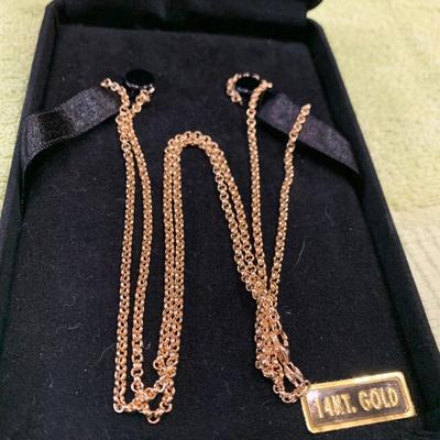 14k Necklace 32” Eterna Gold - 5.8 grams