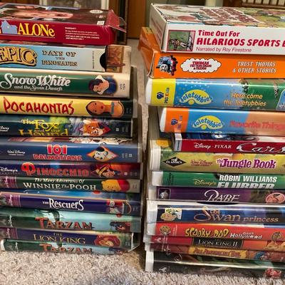 Kids VHS tapes