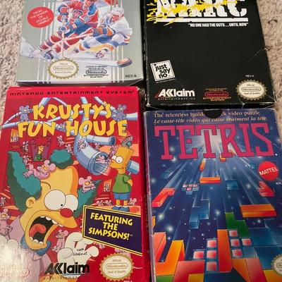 Nintendo games in the box