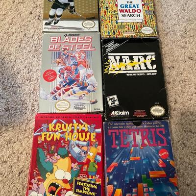 Nintendo games in the box
