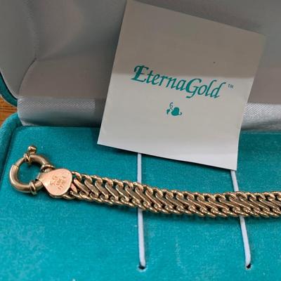 8” Yellow Eterna Gold 14k Bracelet - 6.7 grams