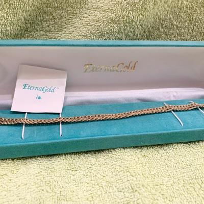 8” Yellow Eterna Gold 14k Bracelet - 6.7 grams